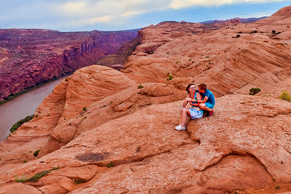 Sand Flats Recreation Area - Karen and Lance